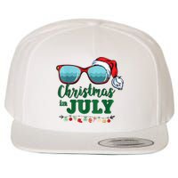 Santa Hat Sunglasses Summer Christmas In July Gift Wool Snapback Cap