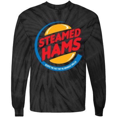 Steamed Hams Tie-Dye Long Sleeve Shirt