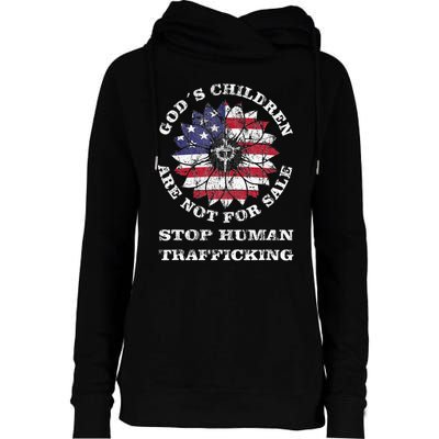 Stop Human Trafficking This Gods Children Are Not For Sale Womens Funnel Neck Pullover Hood