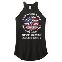 Stop Human Trafficking This Gods Children Are Not For Sale Women's Perfect Tri Rocker Tank