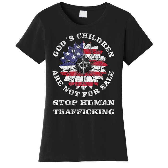 Stop Human Trafficking This Gods Children Are Not For Sale Women's T-Shirt