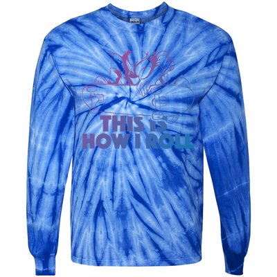 Skateboard Halfpipe Tricks Extreme Sports Skateboarding Gift Tie-Dye Long Sleeve Shirt