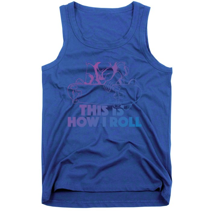 Skateboard Halfpipe Tricks Extreme Sports Skateboarding Gift Tank Top