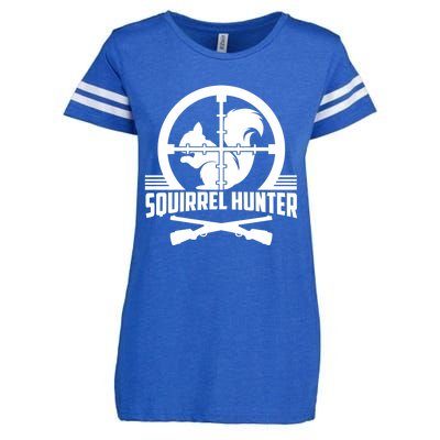 Squirrel Hunter Target Practice Hunting Sports Sport Gift Enza Ladies Jersey Football T-Shirt