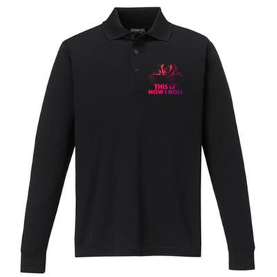 Skateboard Halfpipe Tricks Extreme Sports Skateboarding Gift Performance Long Sleeve Polo