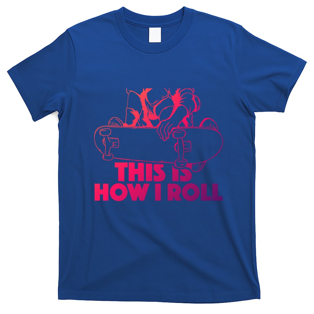 Skateboard Halfpipe Tricks Extreme Sports Skateboarding Gift T-Shirt