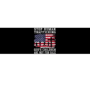 Stop Human Trafficking Gods Children Are Not For Sale America Flag Bumper Sticker