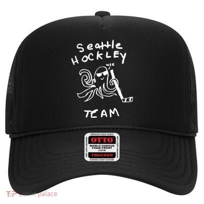 Seattle Hockey Team Wee High Crown Mesh Back Trucker Hat