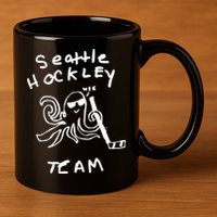 Seattle Hockey Team Wee 11oz C Handle Ceramic Mug