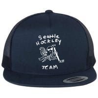 Seattle Hockey Team Wee Flat Bill Trucker Hat