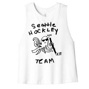 Seattle Hockey Team Wee Women's Racerback Cropped Tank