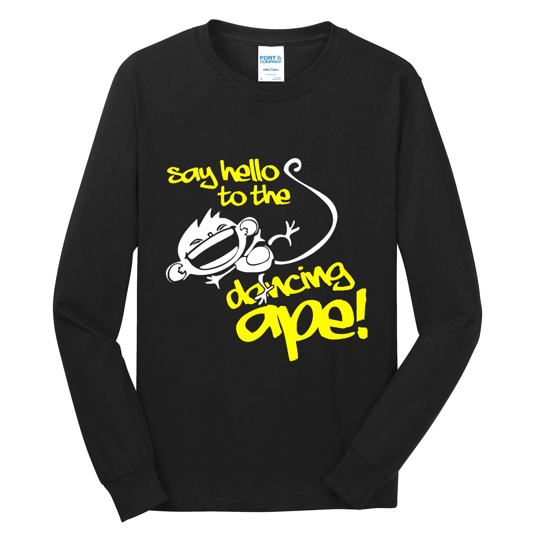 Say Hello To The Dancing Ape Tall Long Sleeve T-Shirt