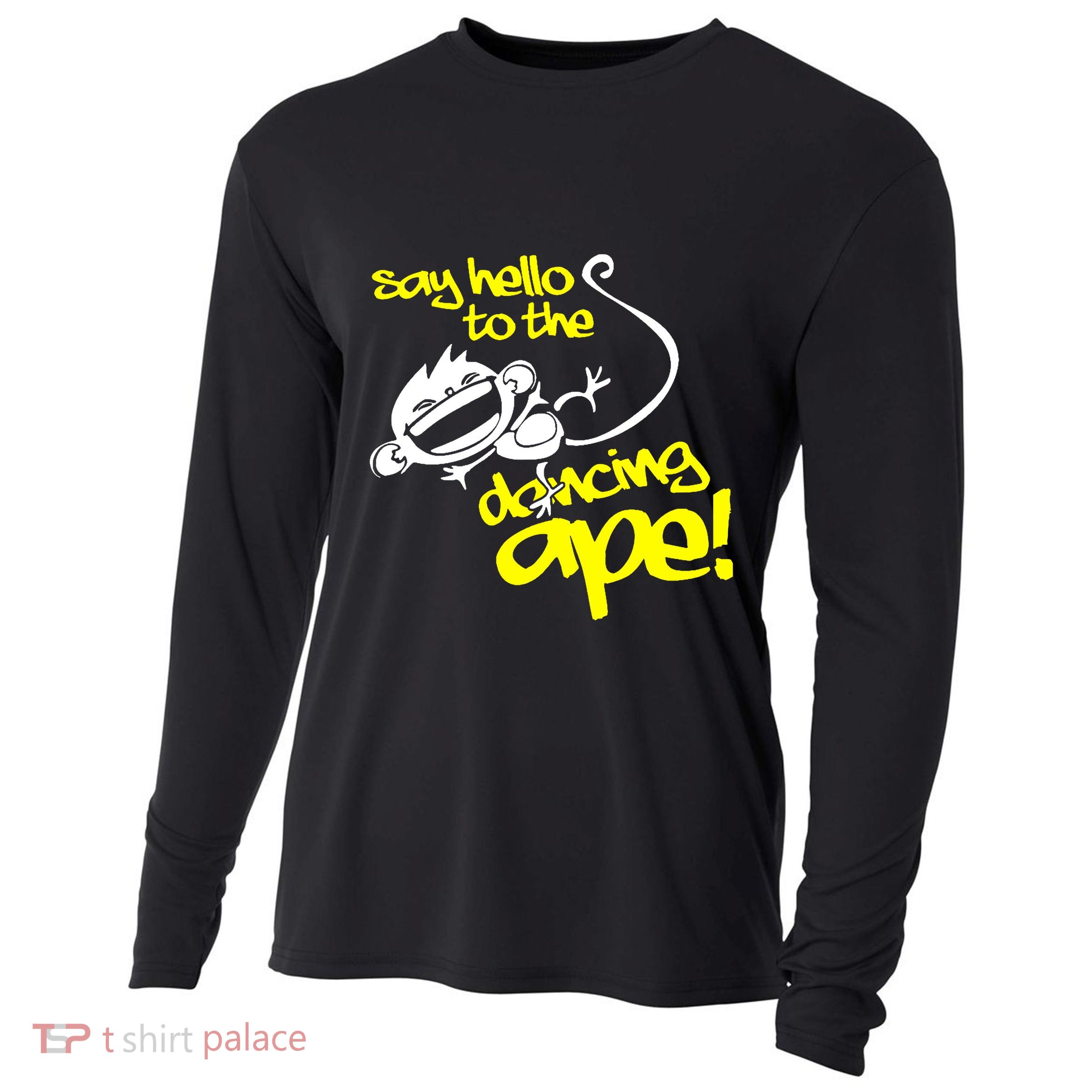 Say Hello To The Dancing Ape Cooling Performance Long Sleeve Crew