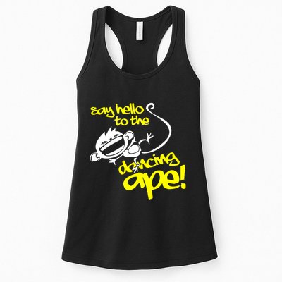 Say Hello To The Dancing Ape Womens Tank Top