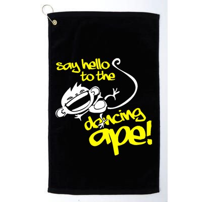Say Hello To The Dancing Ape Golf Towel