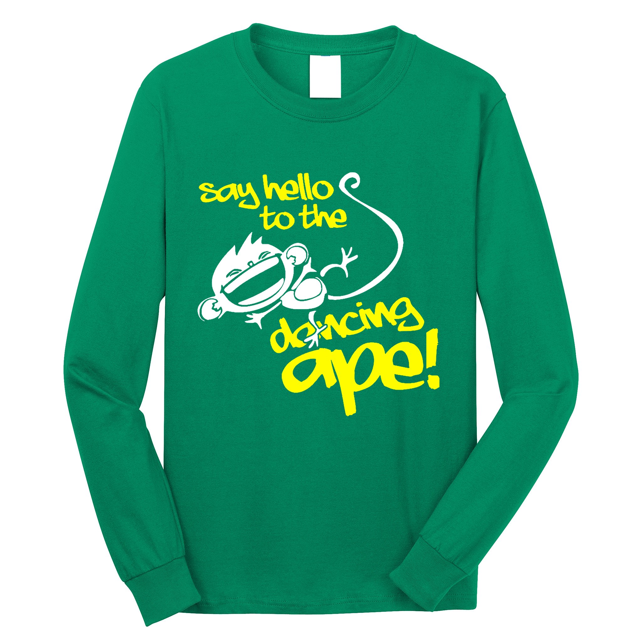 Say Hello To The Dancing Ape Long Sleeve Shirt