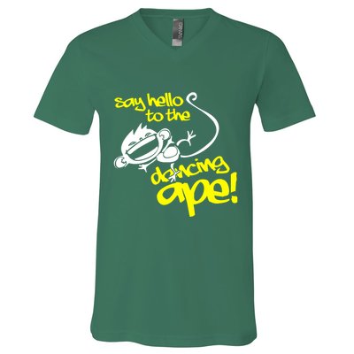Say Hello To The Dancing Ape V-Neck T-Shirt