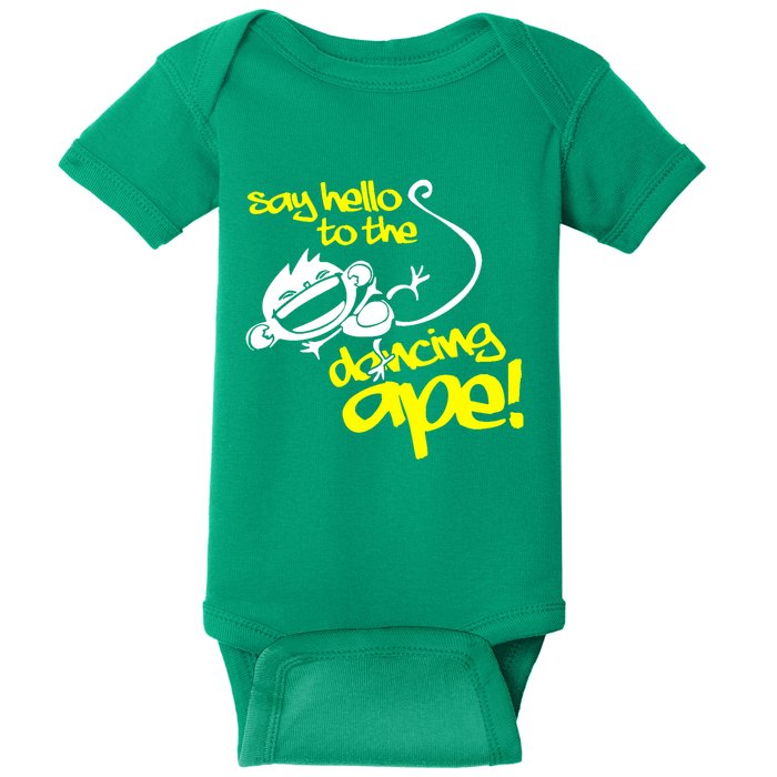 Say Hello To The Dancing Ape Baby Bodysuit
