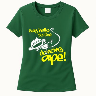 Say Hello To The Dancing Ape Womens T-Shirt