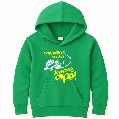 Say Hello To The Dancing Ape Kids Hoodie