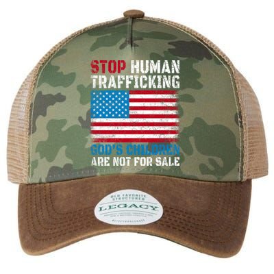 Stop Human Trafficking Gods Children Are Not For Sale. Legacy Tie Dye Trucker Hat