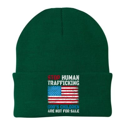 Stop Human Trafficking Gods Children Are Not For Sale. Knit Cap Winter Beanie