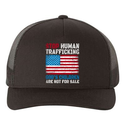 Stop Human Trafficking Gods Children Are Not For Sale. Yupoong Adult 5-Panel Trucker Hat