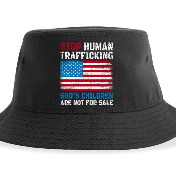 Stop Human Trafficking Gods Children Are Not For Sale. Sustainable Bucket Hat