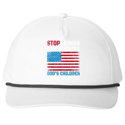 Stop Human Trafficking Gods Children Are Not For Sale. Snapback Five-Panel Rope Hat