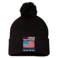 Stop Human Trafficking Gods Children Are Not For Sale. Pom Pom 12in Knit Beanie