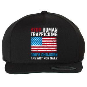 Stop Human Trafficking Gods Children Are Not For Sale. Wool Snapback Cap