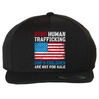 Stop Human Trafficking Gods Children Are Not For Sale. Wool Snapback Cap