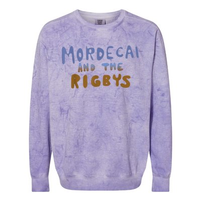 Scary Halloween Tees Mordecai And The Rigbys Ringer Colorblast Crewneck Sweatshirt