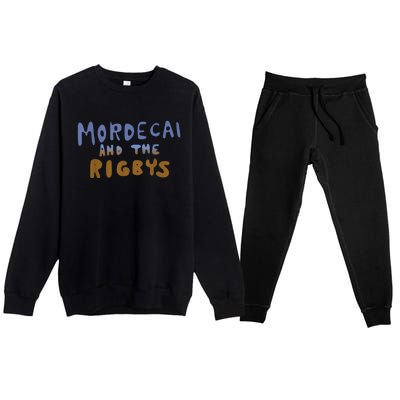 Scary Halloween Tees Mordecai And The Rigbys Ringer Premium Crewneck Sweatsuit Set