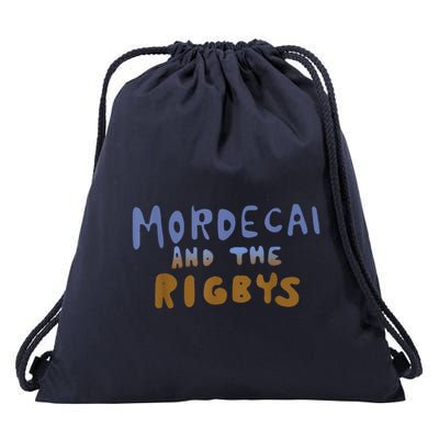 Scary Halloween Tees Mordecai And The Rigbys Ringer Drawstring Bag