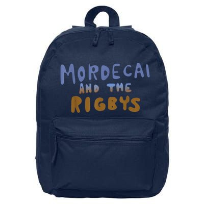 Scary Halloween Tees Mordecai And The Rigbys Ringer 16 in Basic Backpack