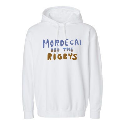 Scary Halloween Tees Mordecai And The Rigbys Ringer Garment-Dyed Fleece Hoodie