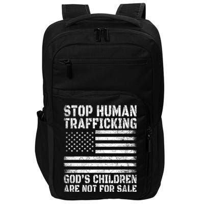 Stop Human Trafficking Gods Children Are Not For Sale. Impact Tech Backpack