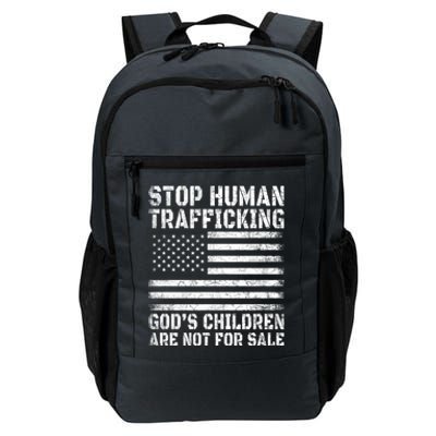 Stop Human Trafficking Gods Children Are Not For Sale. Daily Commute Backpack