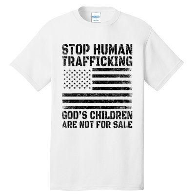 Stop Human Trafficking Gods Children Are Not For Sale. Tall T-Shirt