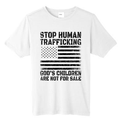 Stop Human Trafficking Gods Children Are Not For Sale. Tall Fusion ChromaSoft Performance T-Shirt