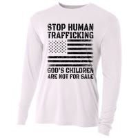 Stop Human Trafficking Gods Children Are Not For Sale. Cooling Performance Long Sleeve Crew