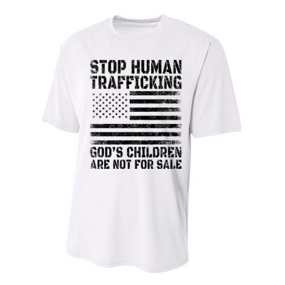 Stop Human Trafficking Gods Children Are Not For Sale. Performance Sprint T-Shirt