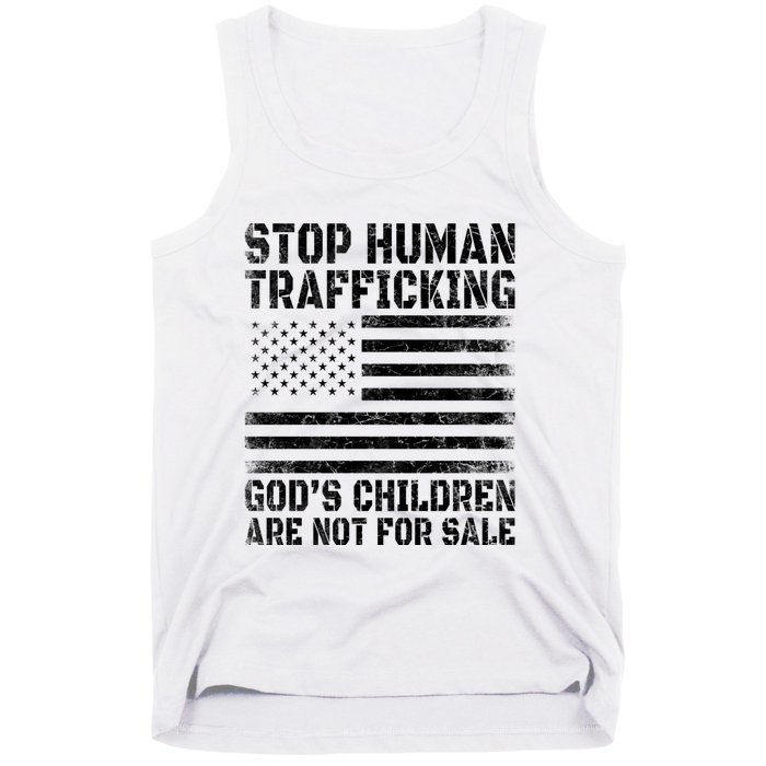 Stop Human Trafficking Gods Children Are Not For Sale. Tank Top