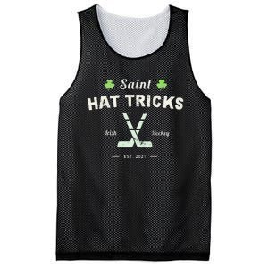 SAINT HAT TRICKS Funny St Patrick's Day Irish Hockey Club Mesh Reversible Basketball Jersey Tank