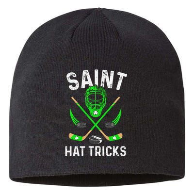 Saint Hat Tricks Leprechaun Lover Hockey St. Patrick'S Day Sustainable Beanie