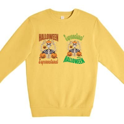 Supernatural Halloween Themed Graphic Premium Crewneck Sweatshirt