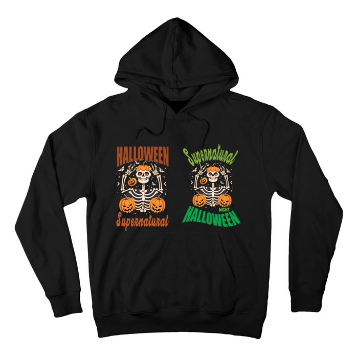 Supernatural Halloween Themed Graphic Hoodie