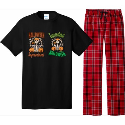 Supernatural Halloween Themed Graphic Pajama Set