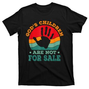 Stop Human Trafficking Gods Children Are Not For Sale T-Shirt